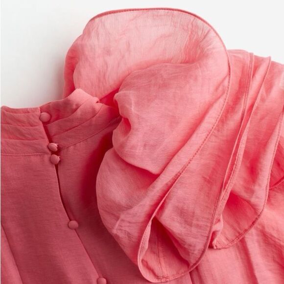 H&M Ramadan Exclusive Collection Appliquéd Maxi Dress
 Pink New - Picture 5 of 8